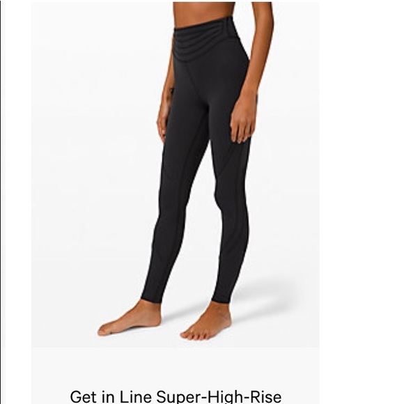 lululemon get in line 28inch leggings - Picture 1 of 9